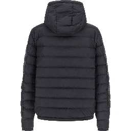 Blue Polyester Full-Length Jacket