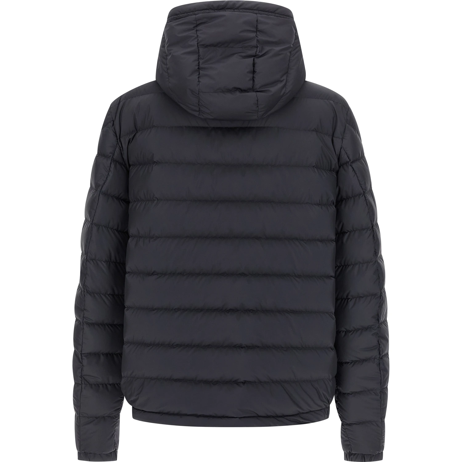 Blue Polyester Full-Length Jacket