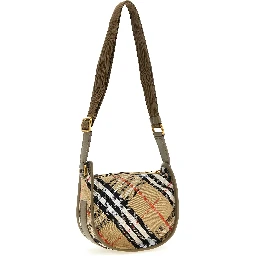 Multicolor Polyester Crossbody Bag