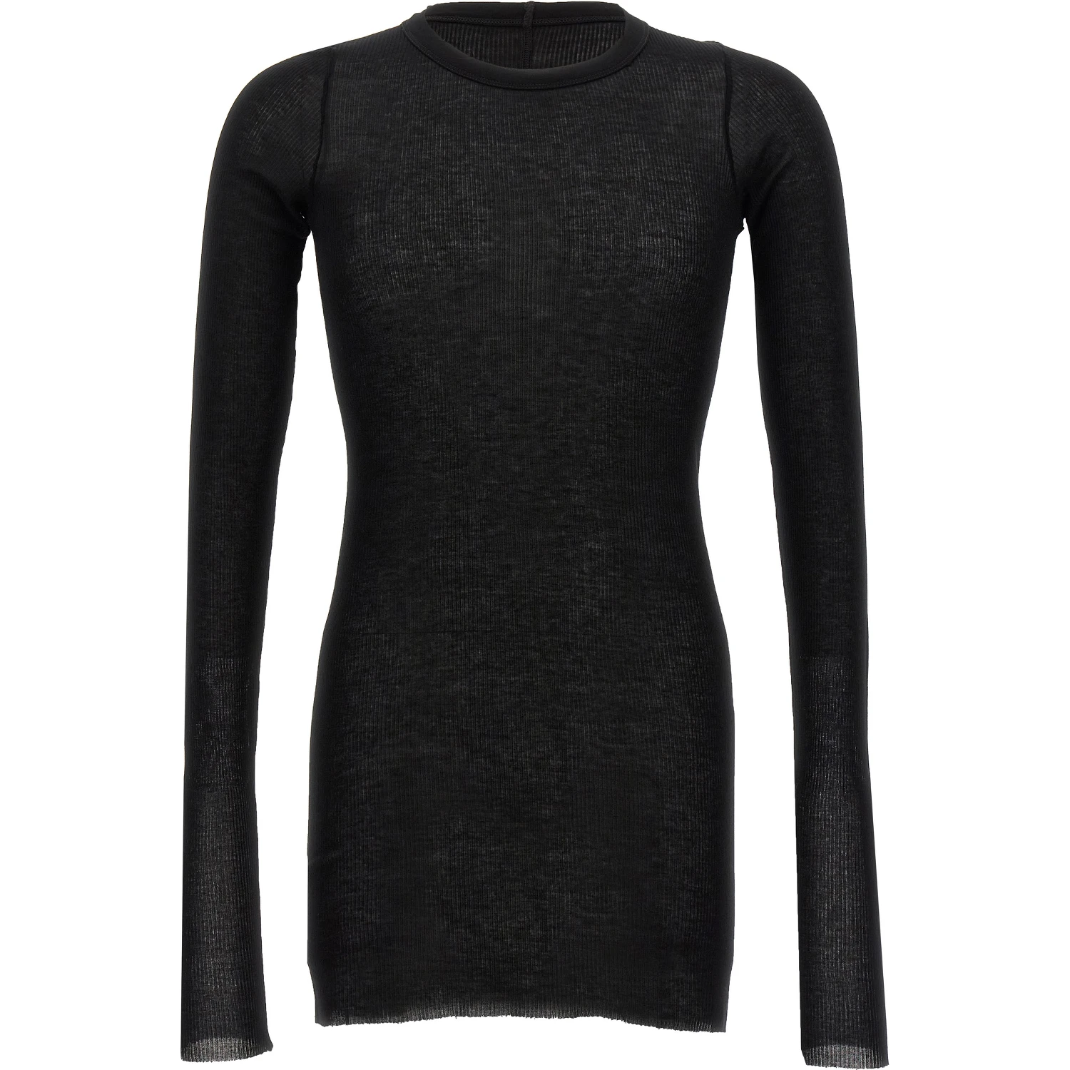 Black Viscose T-Shirt
