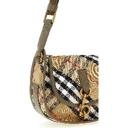 Multicolor Polyester Crossbody Bag