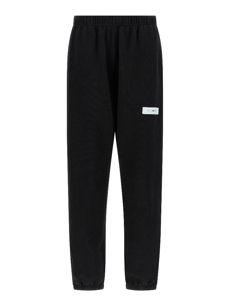 Black Cotton Joggers (Workout Pants)