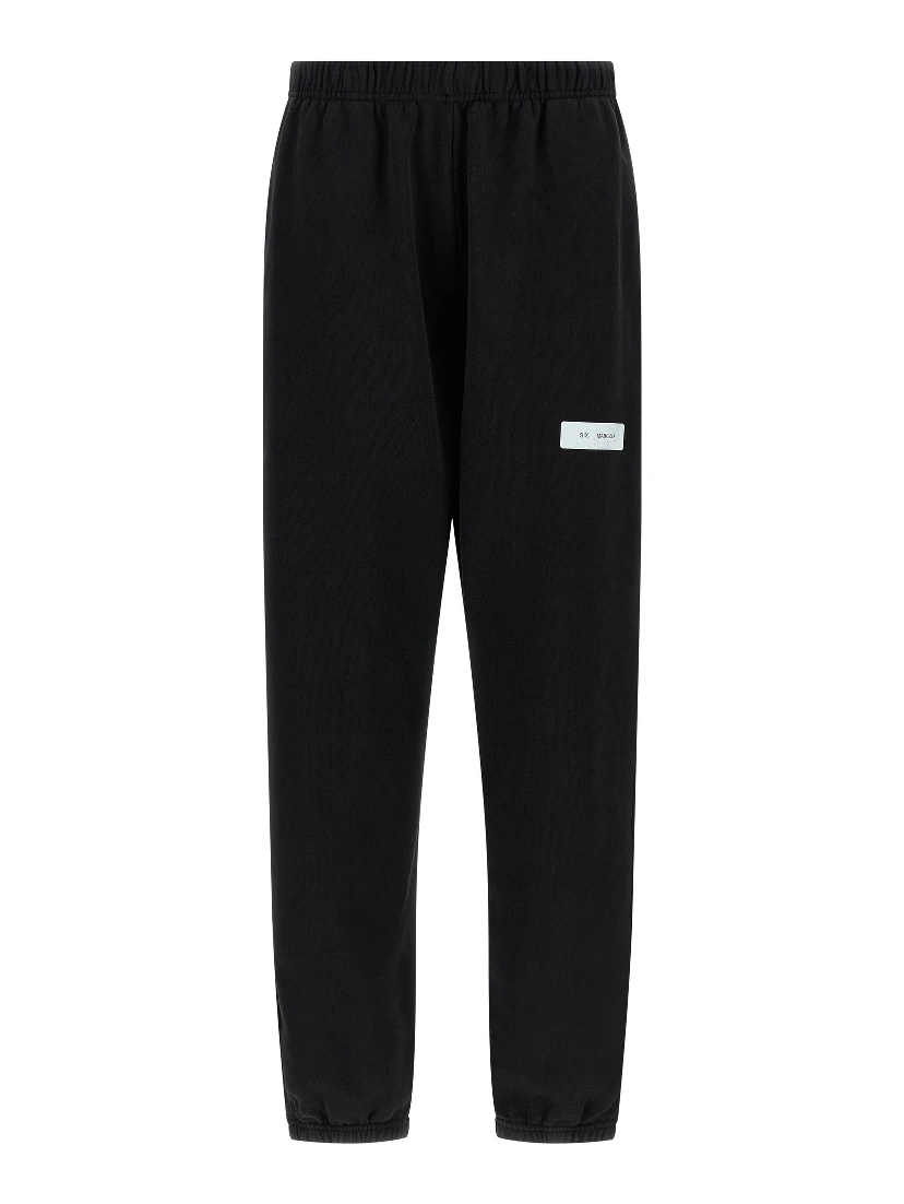 Black Cotton Joggers (Workout Pants)