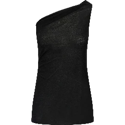 Black Viscose T-Shirt