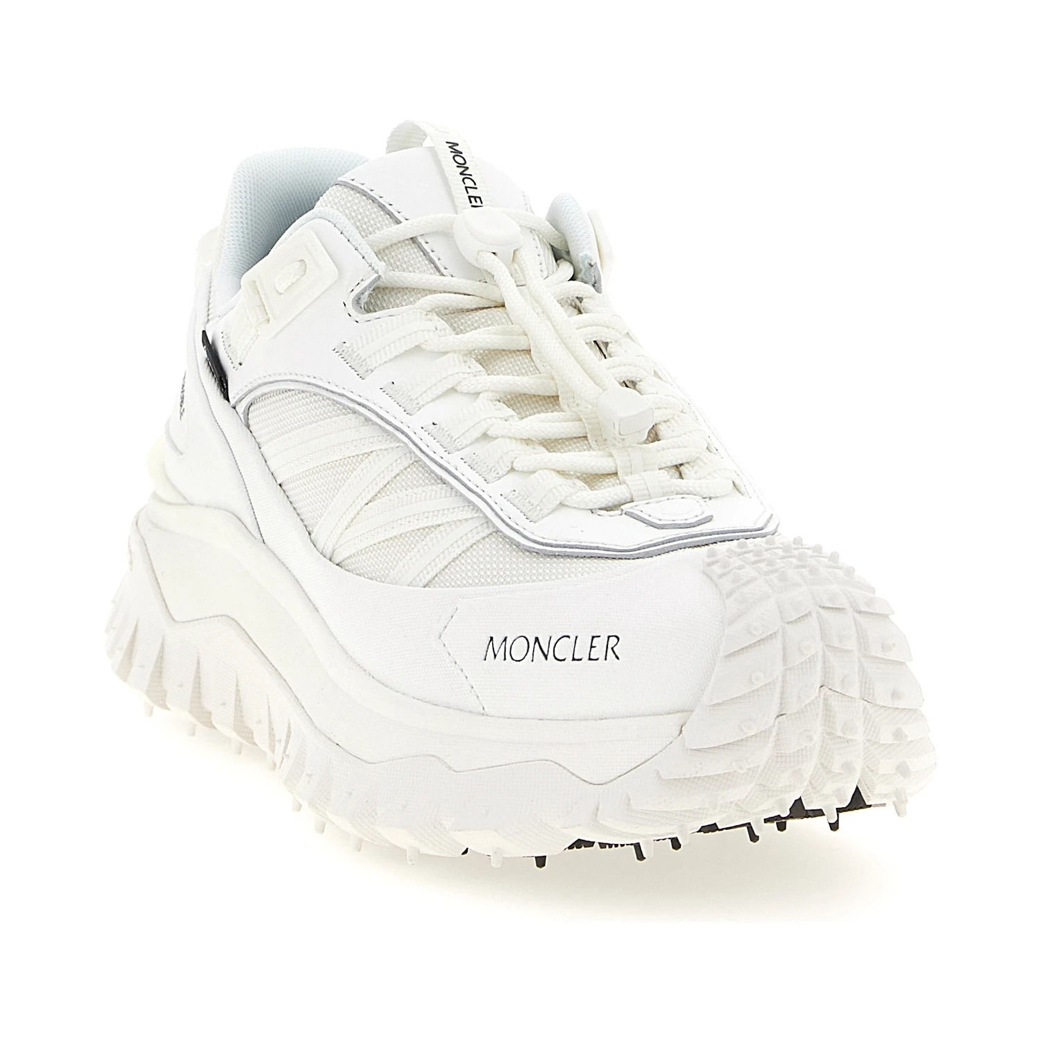 White Polyamide Athletic Sneakers