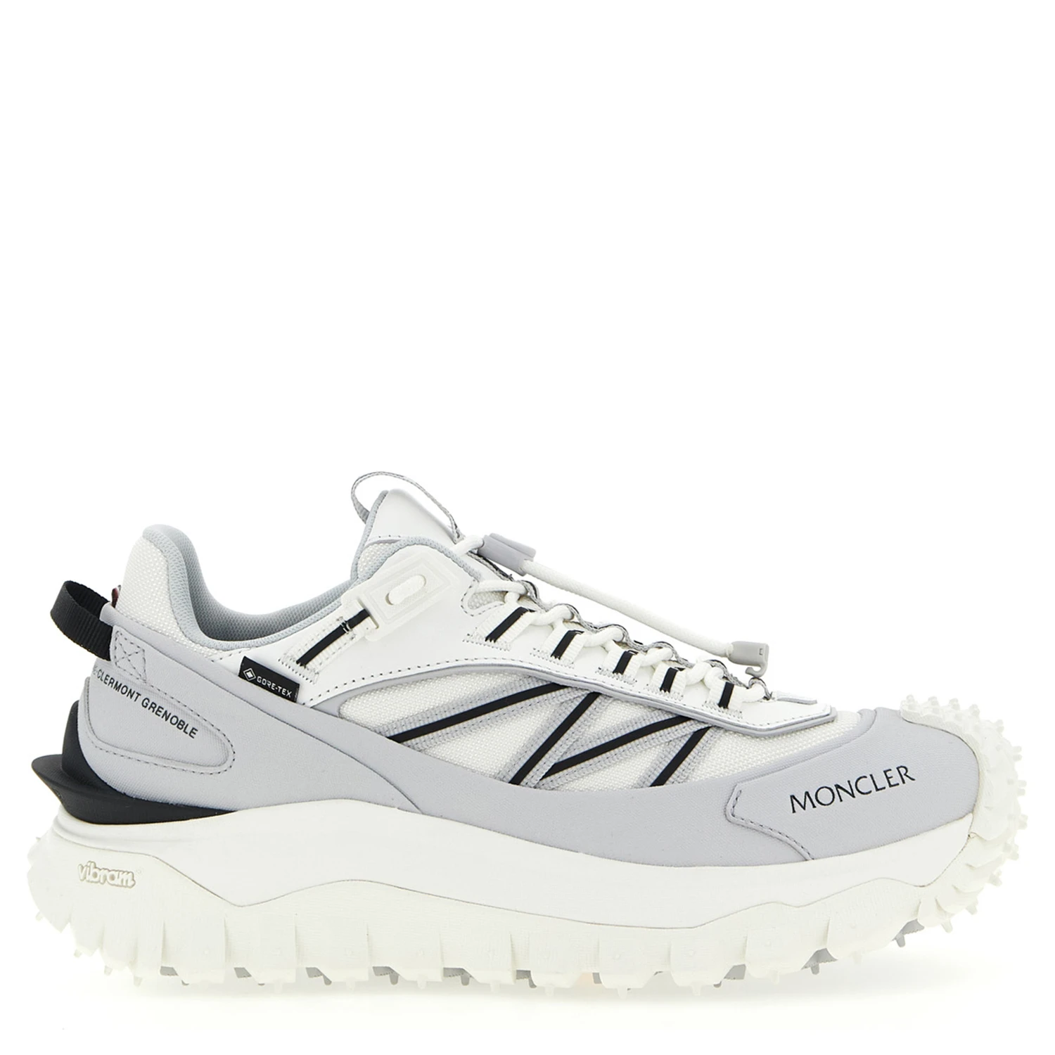 Gray Polyamide Athletic Sneakers