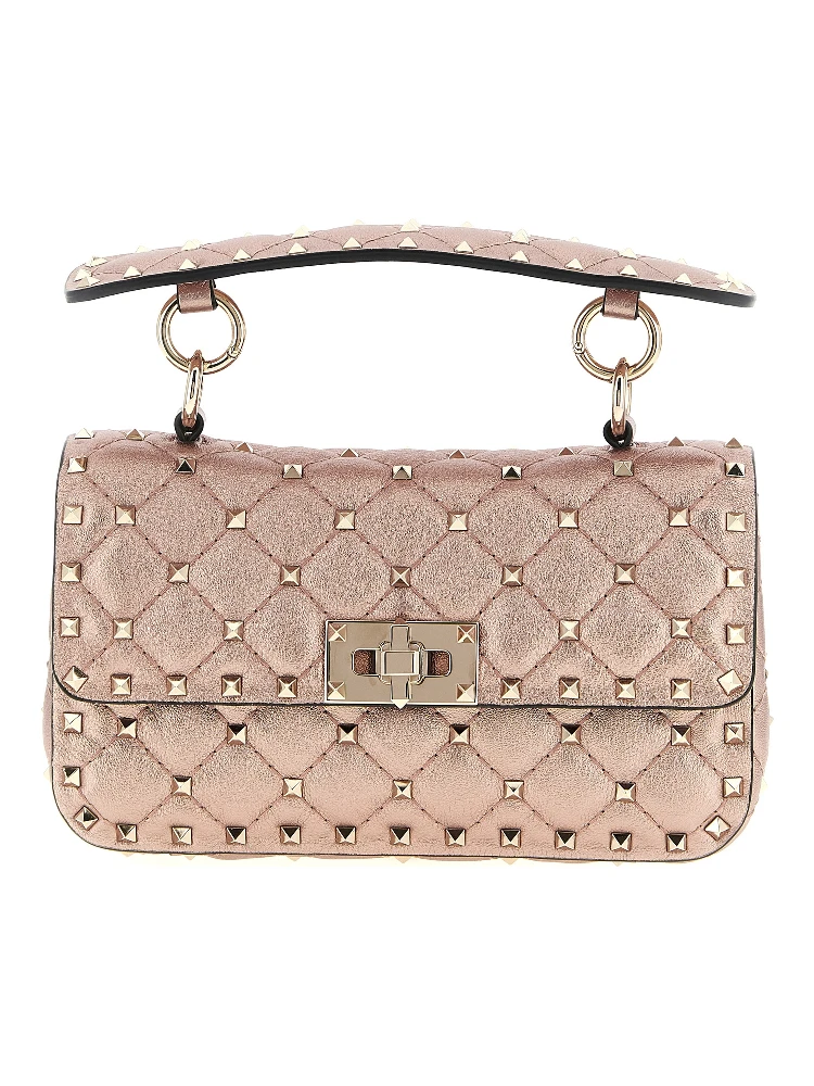 Multicolor Lamb Leather Shoulder Bag