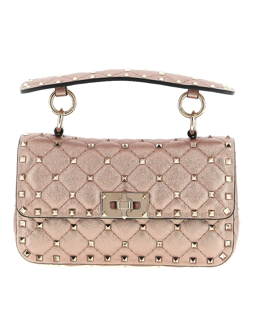 Multicolor Lamb Leather Shoulder Bag