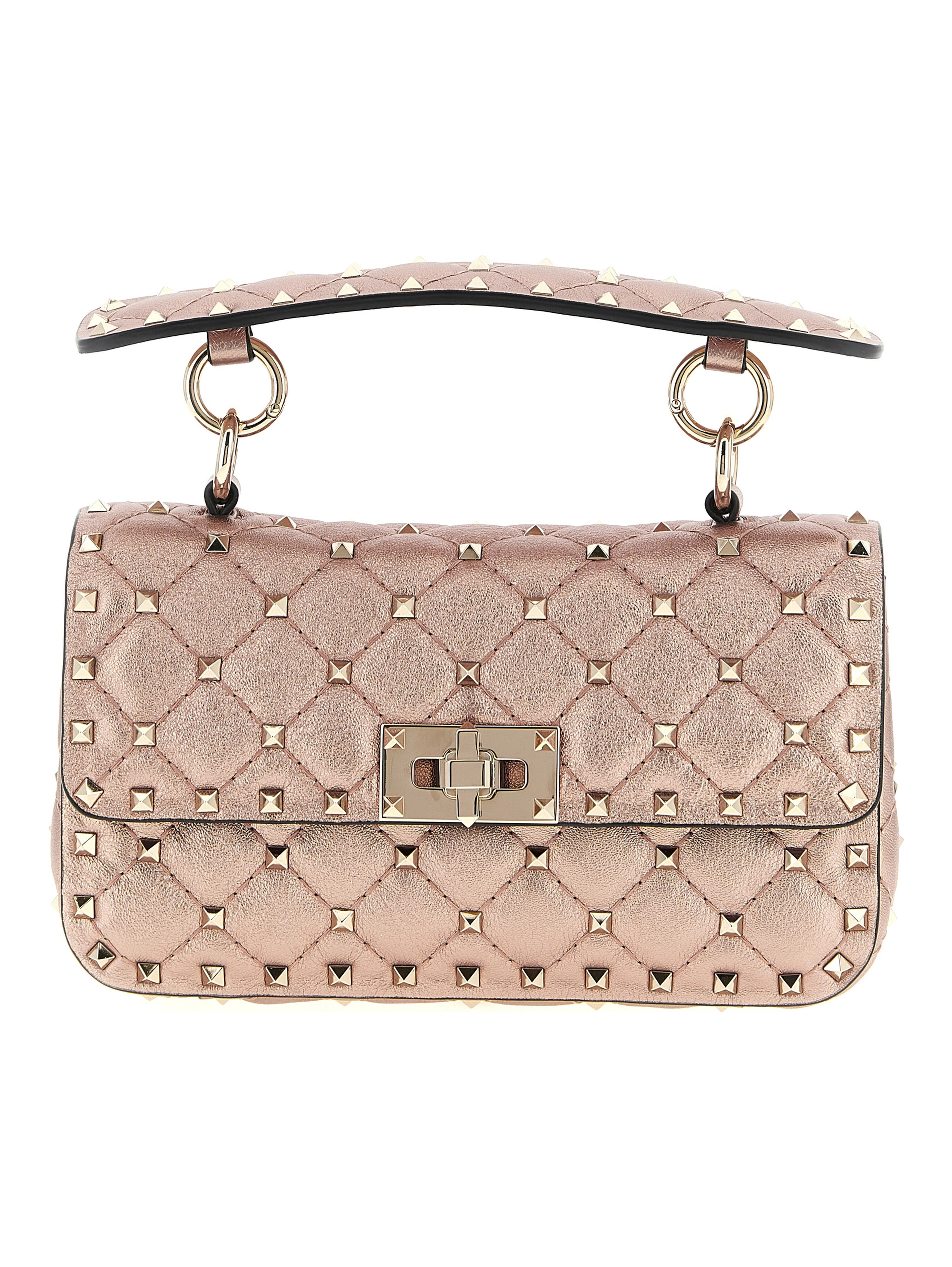 Multicolor Lamb Leather Shoulder Bag