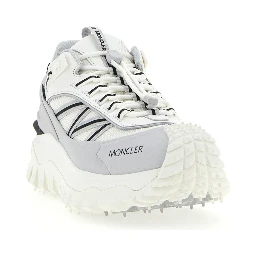 Gray Polyamide Athletic Sneakers