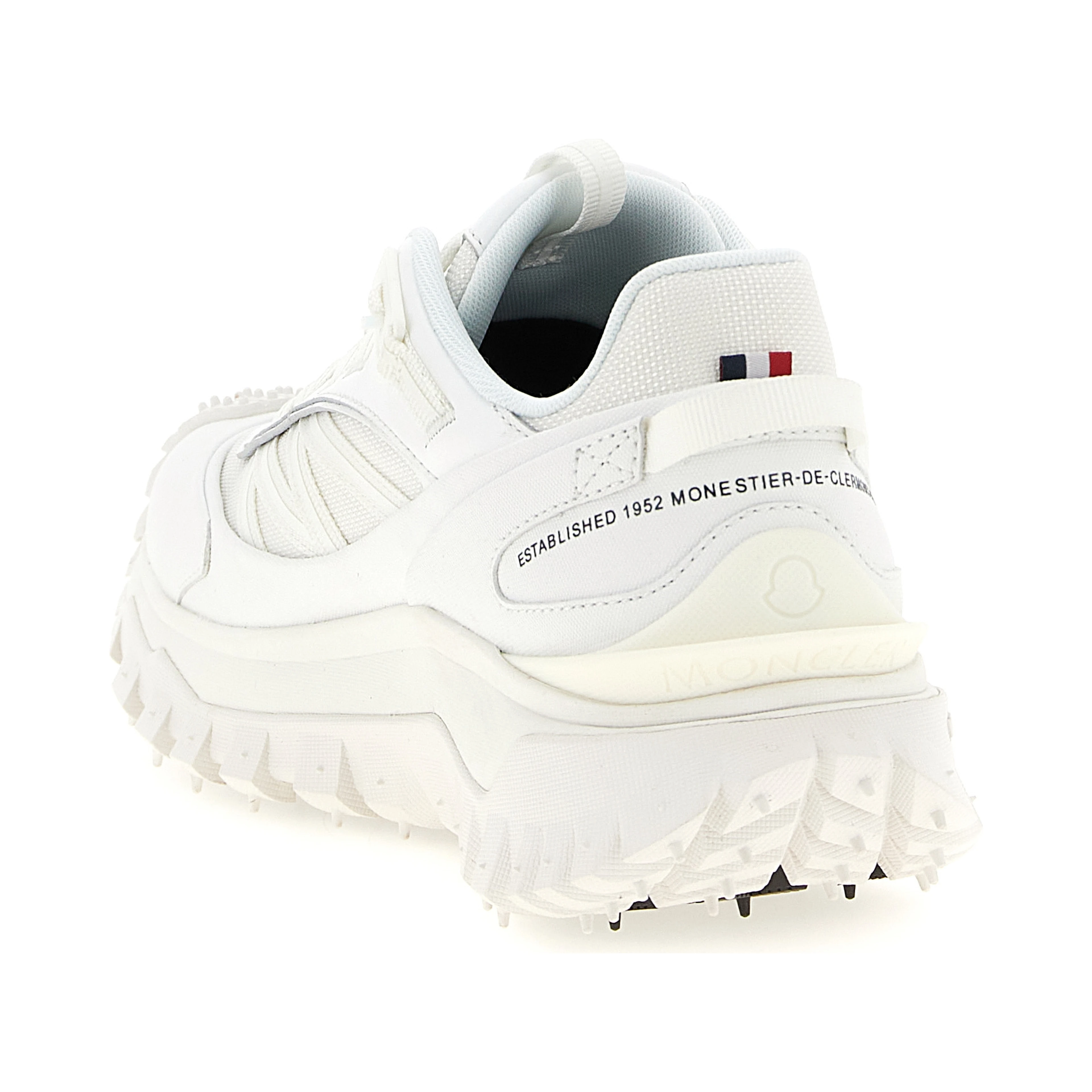White Polyamide Athletic Sneakers