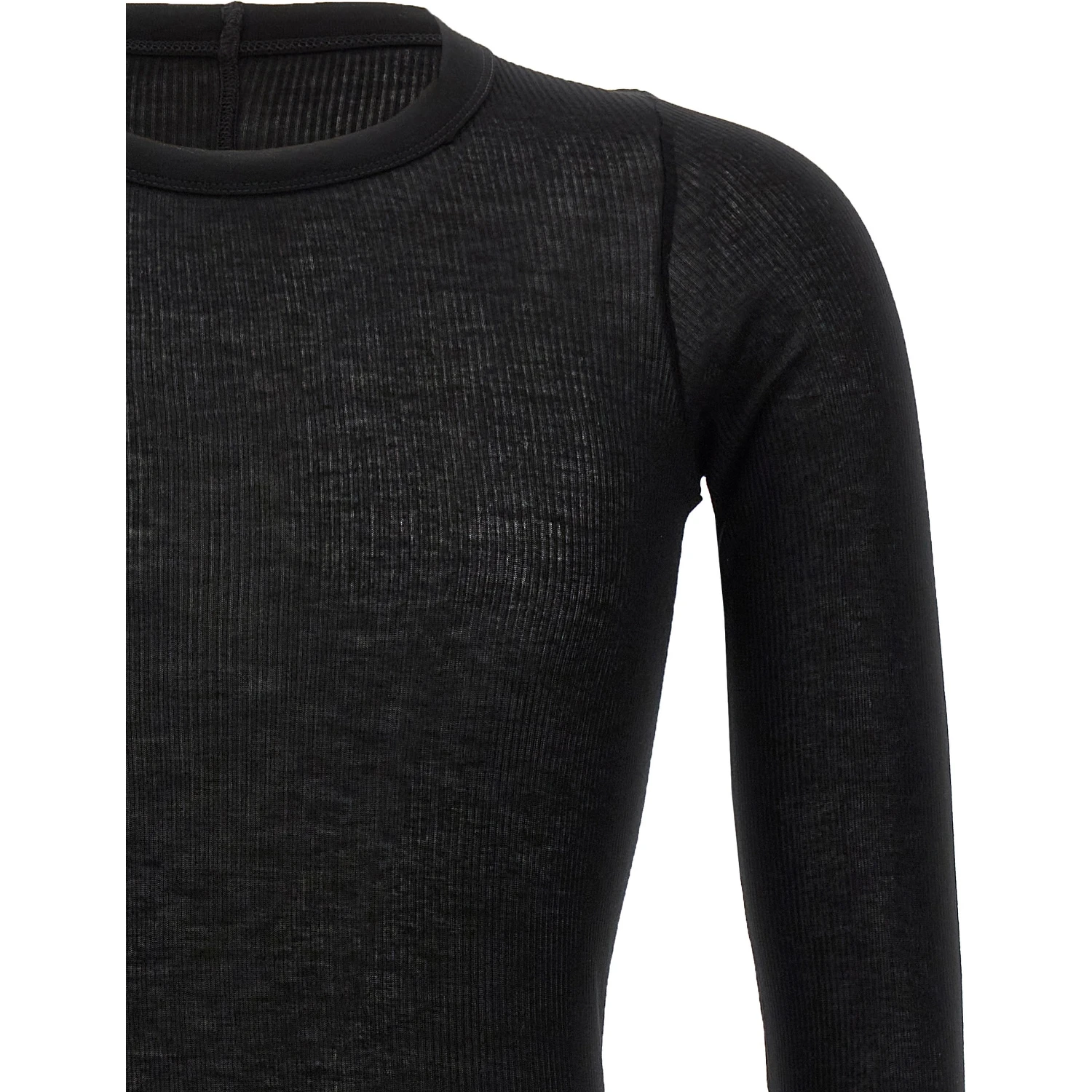 Black Viscose T-Shirt