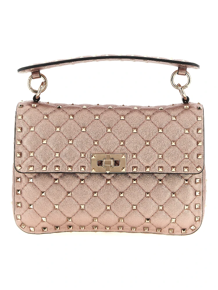 Multicolor Lamb Leather Shoulder Bag