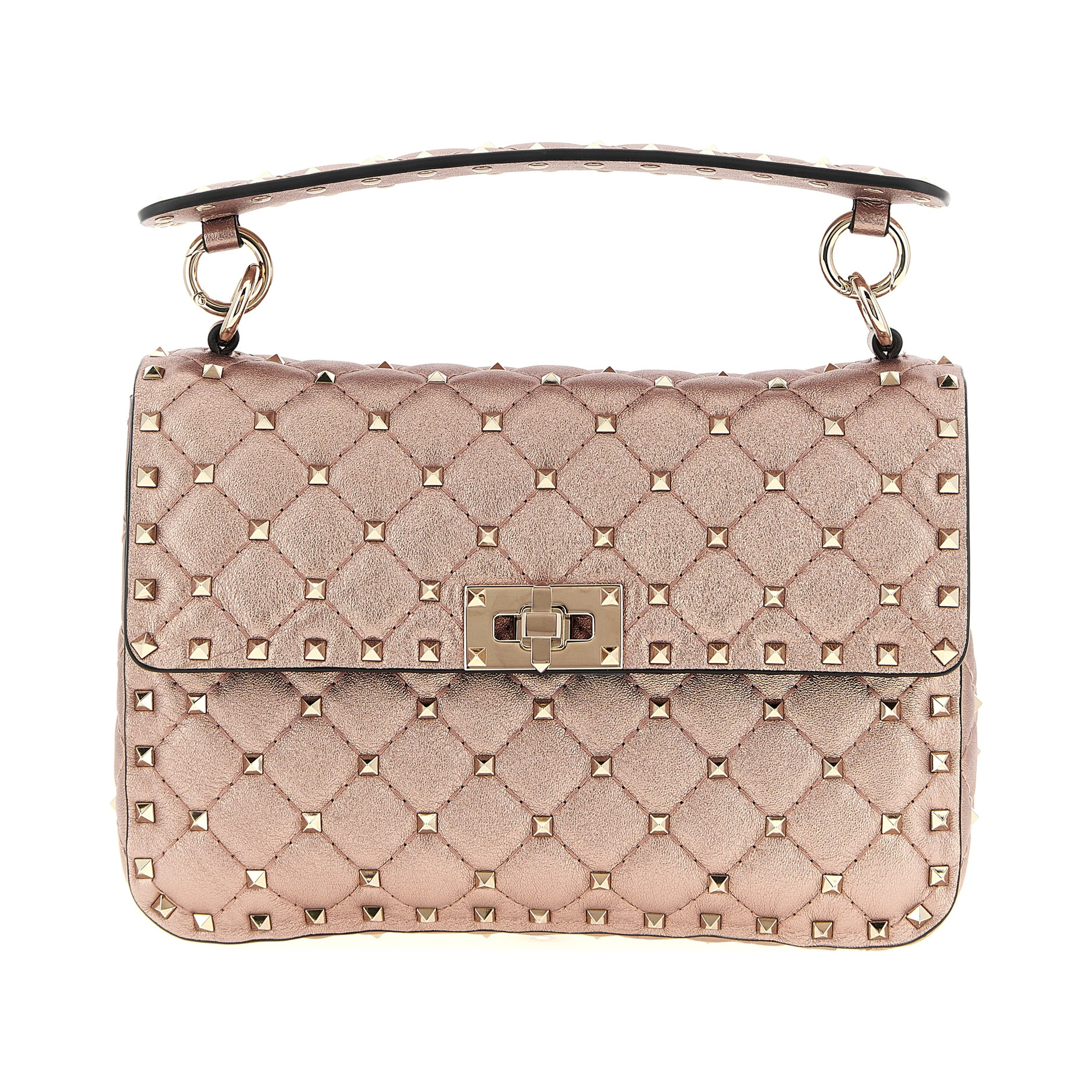 Multicolor Lamb Leather Shoulder Bag
