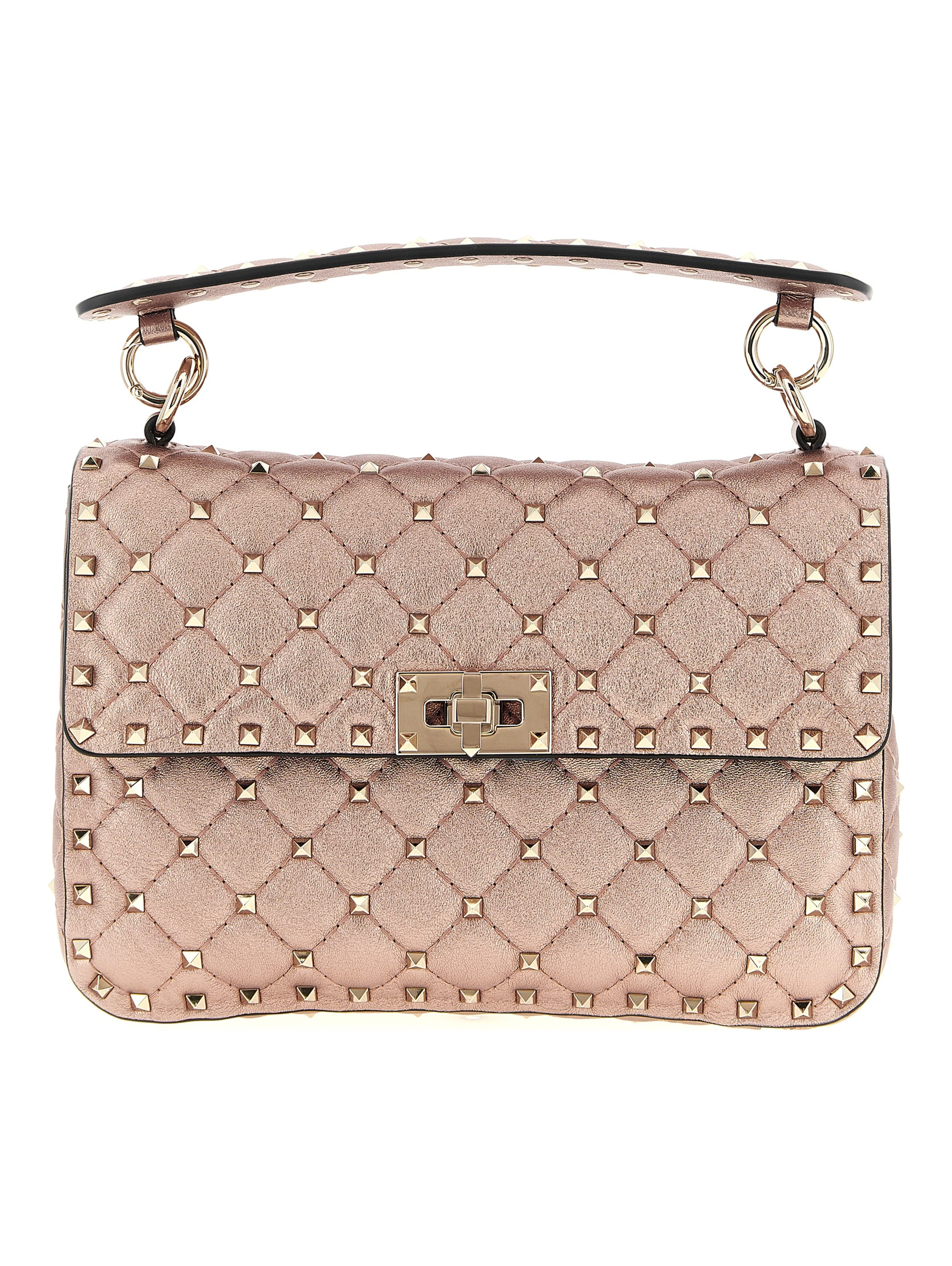 Multicolor Lamb Leather Shoulder Bag