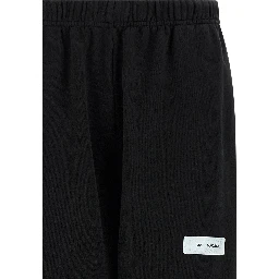 Black Cotton Joggers (Workout Pants)
