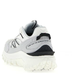 Gray Polyamide Athletic Sneakers