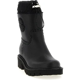 Black Pvc Ankle Boots