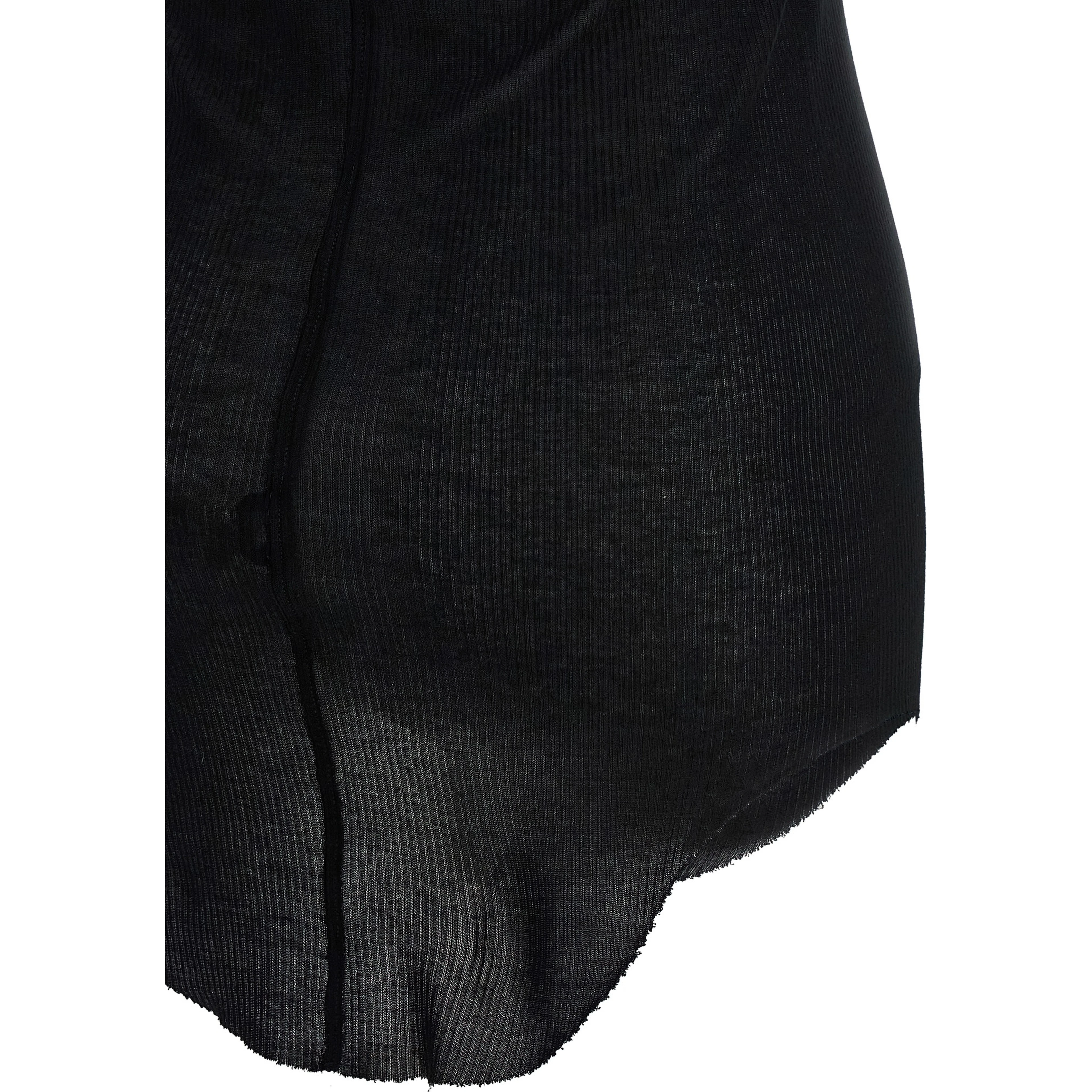 Black Viscose Tank Tops