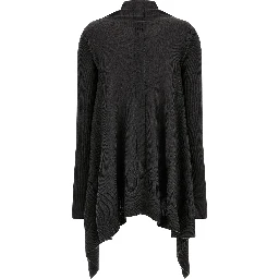Black Wool Cardigan
