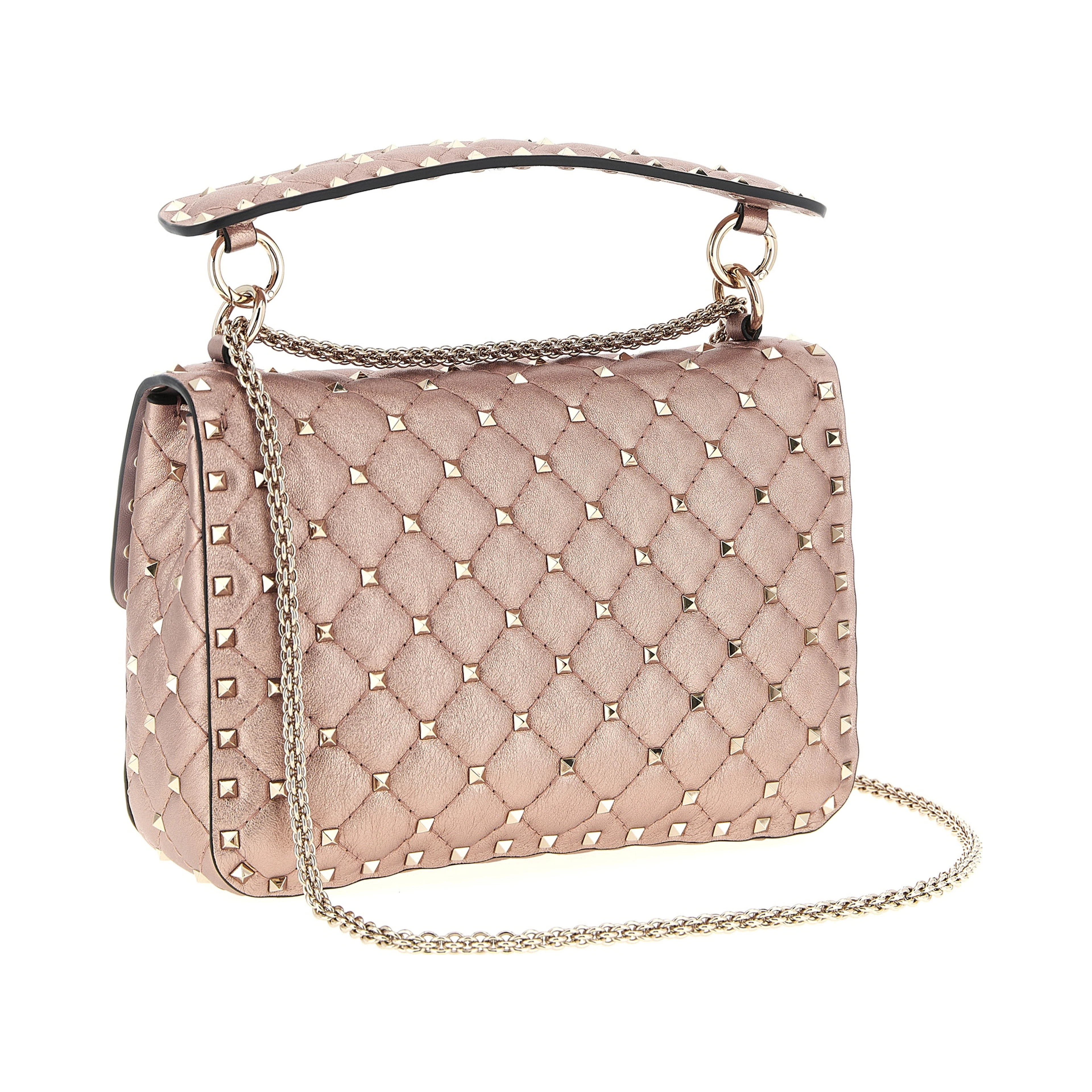 Multicolor Lamb Leather Shoulder Bag