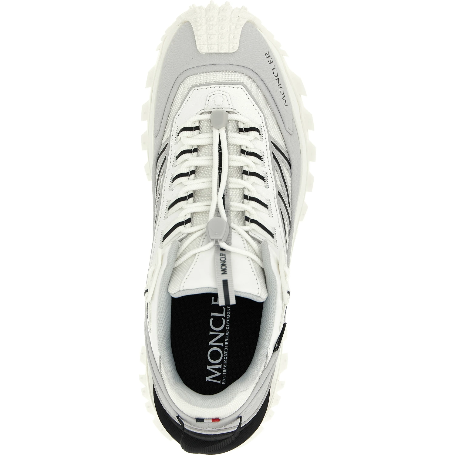 Gray Polyamide Athletic Sneakers