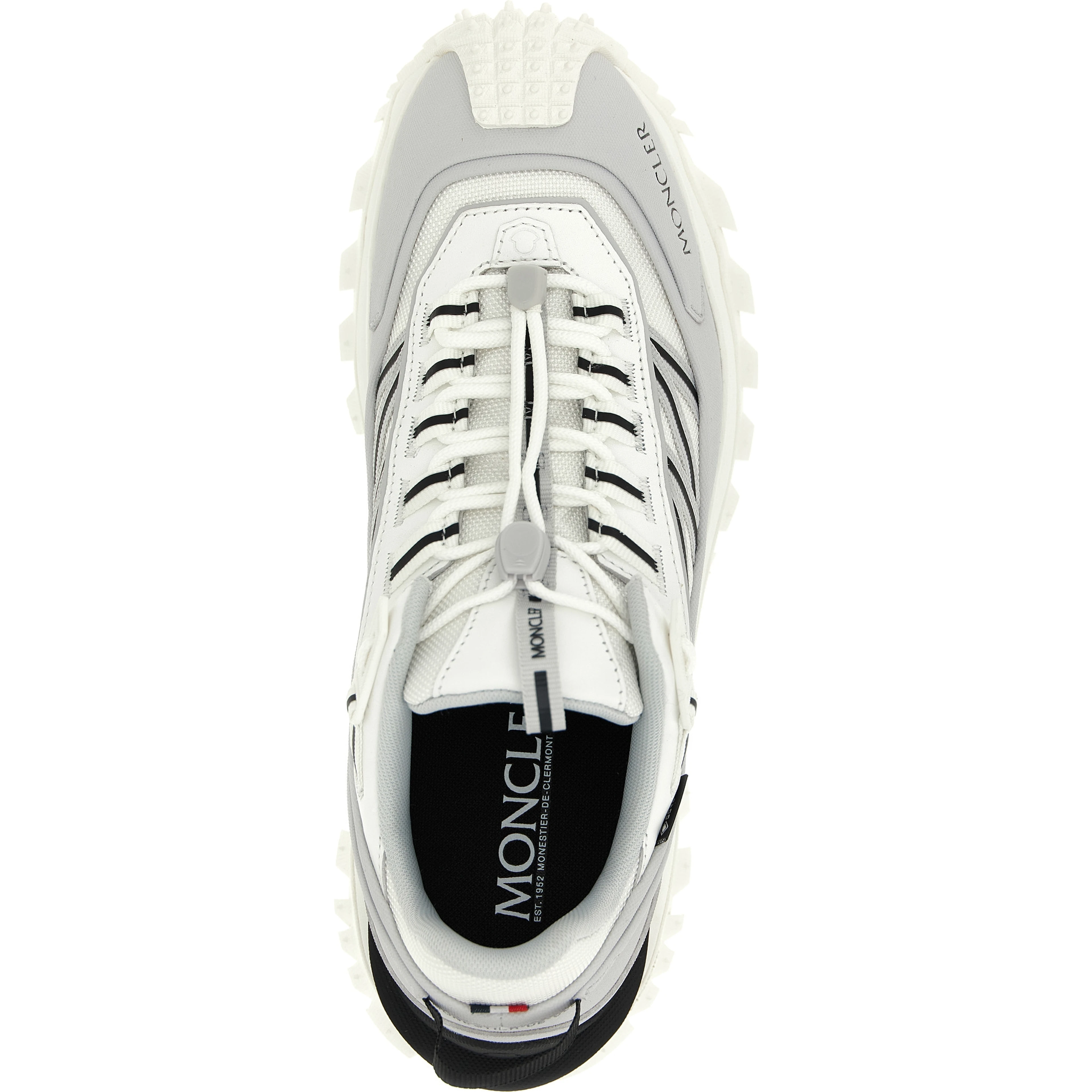 Gray Polyamide Athletic Sneakers