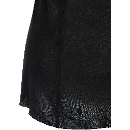 Black Viscose T-Shirt