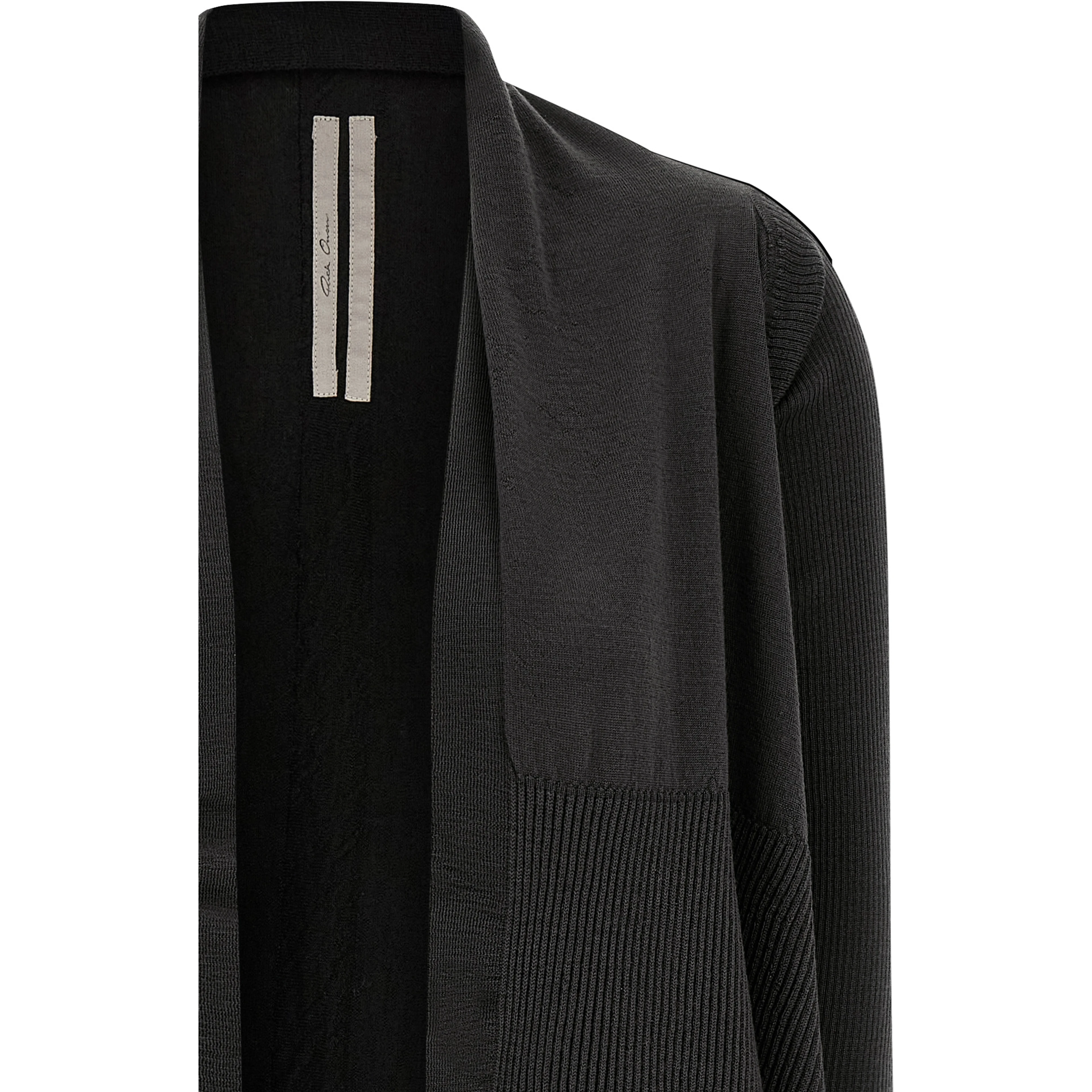Black Wool Cardigan