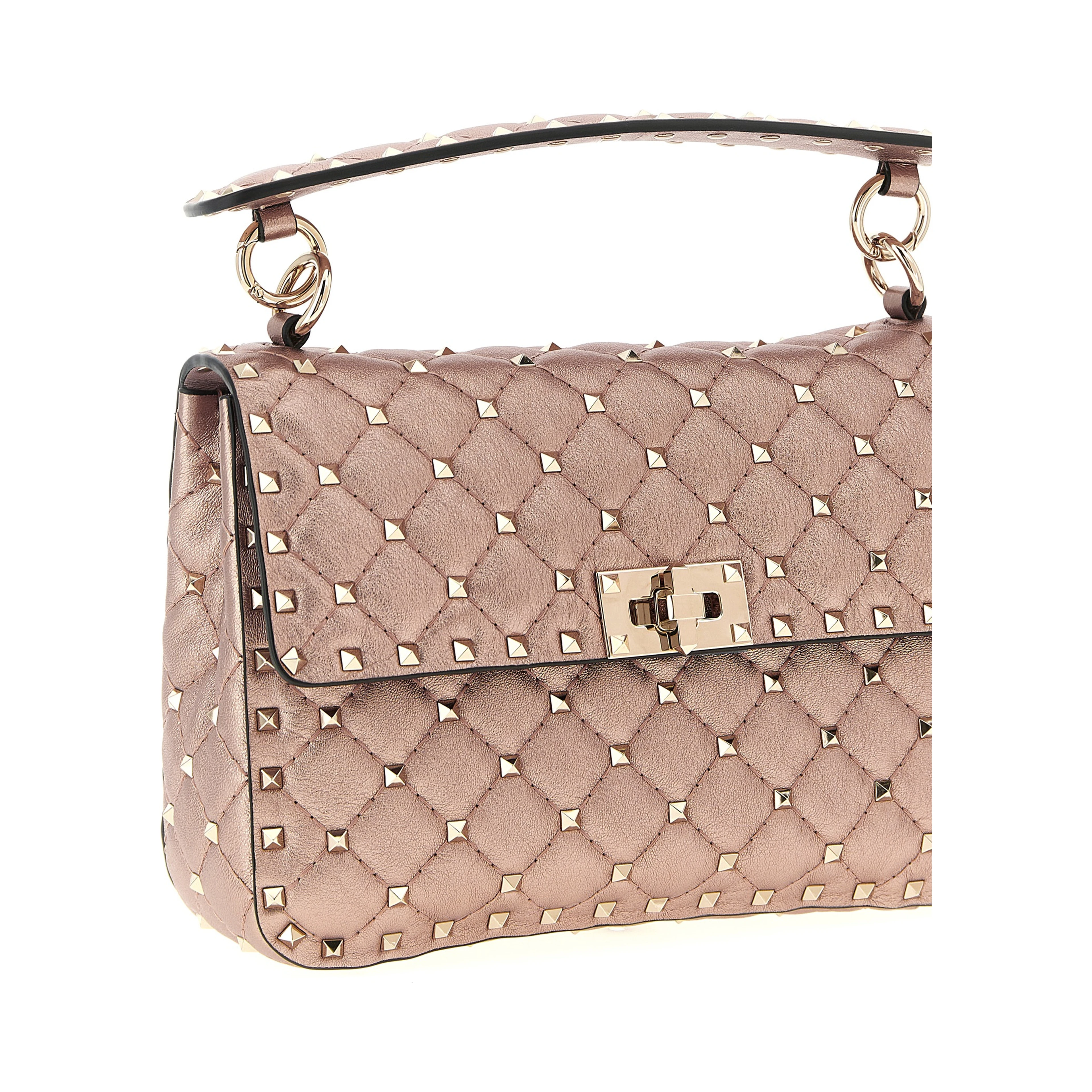 Multicolor Lamb Leather Shoulder Bag