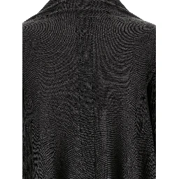 Black Wool Cardigan