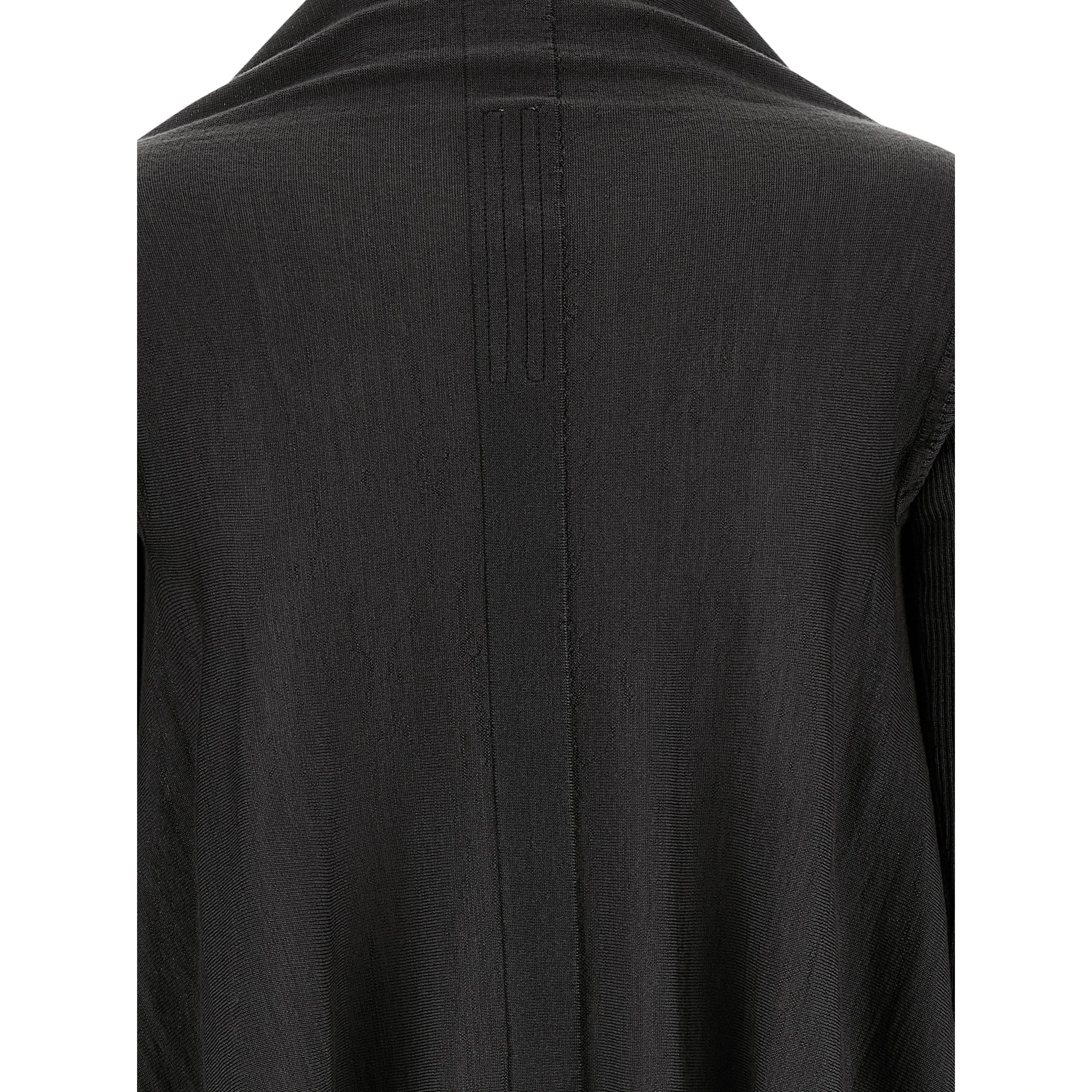 Black Wool Cardigan