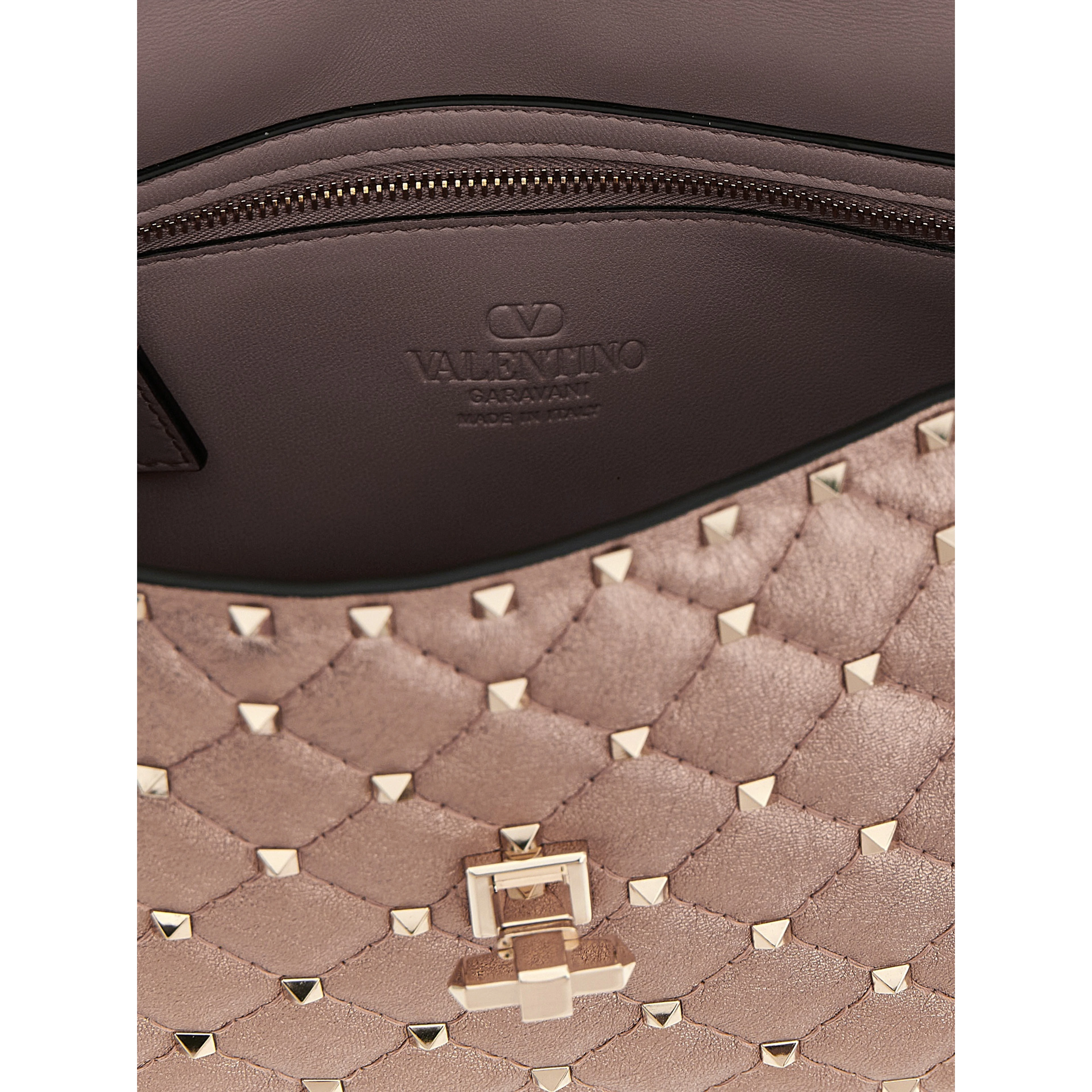 Multicolor Lamb Leather Shoulder Bag