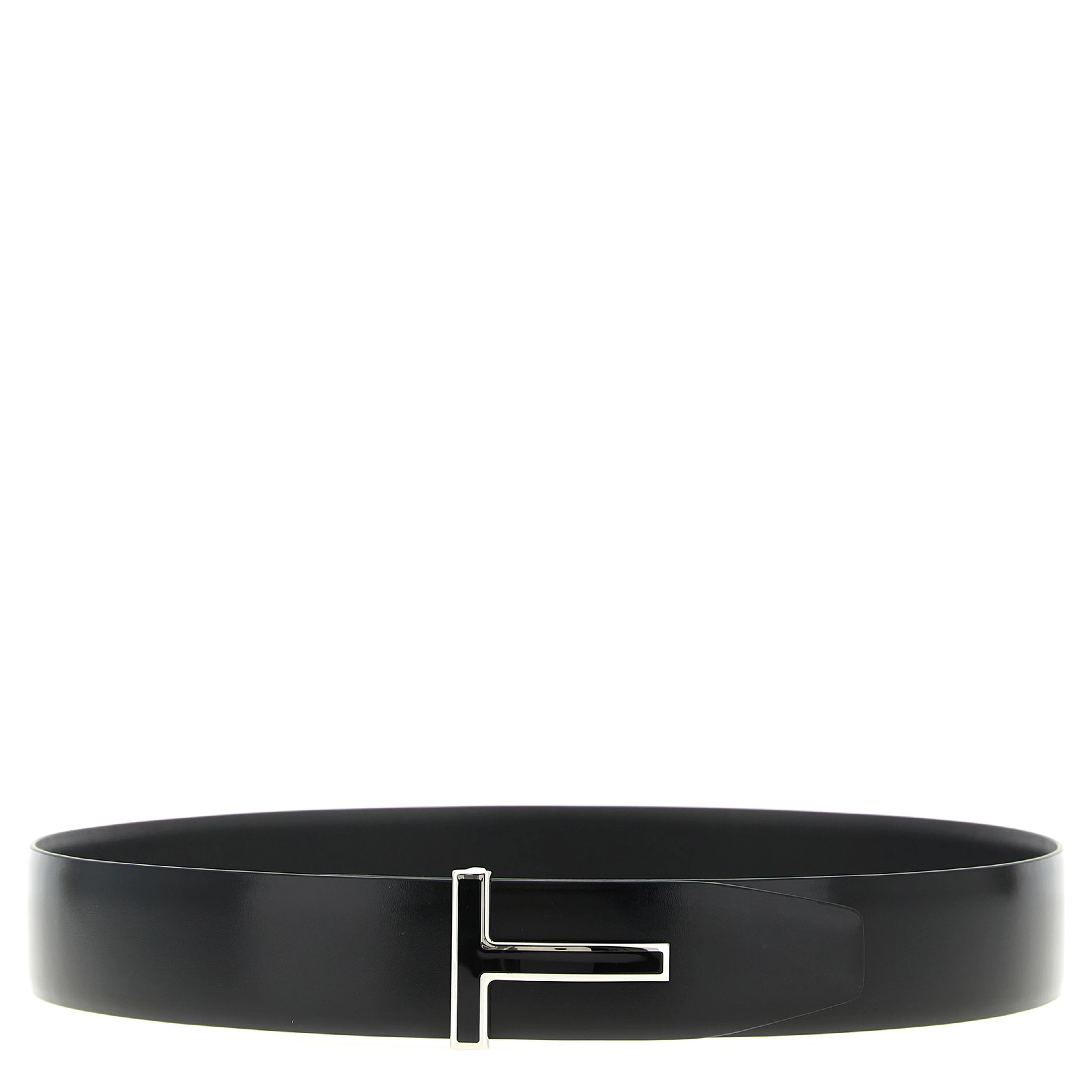 Black Calfskin Regular Belt