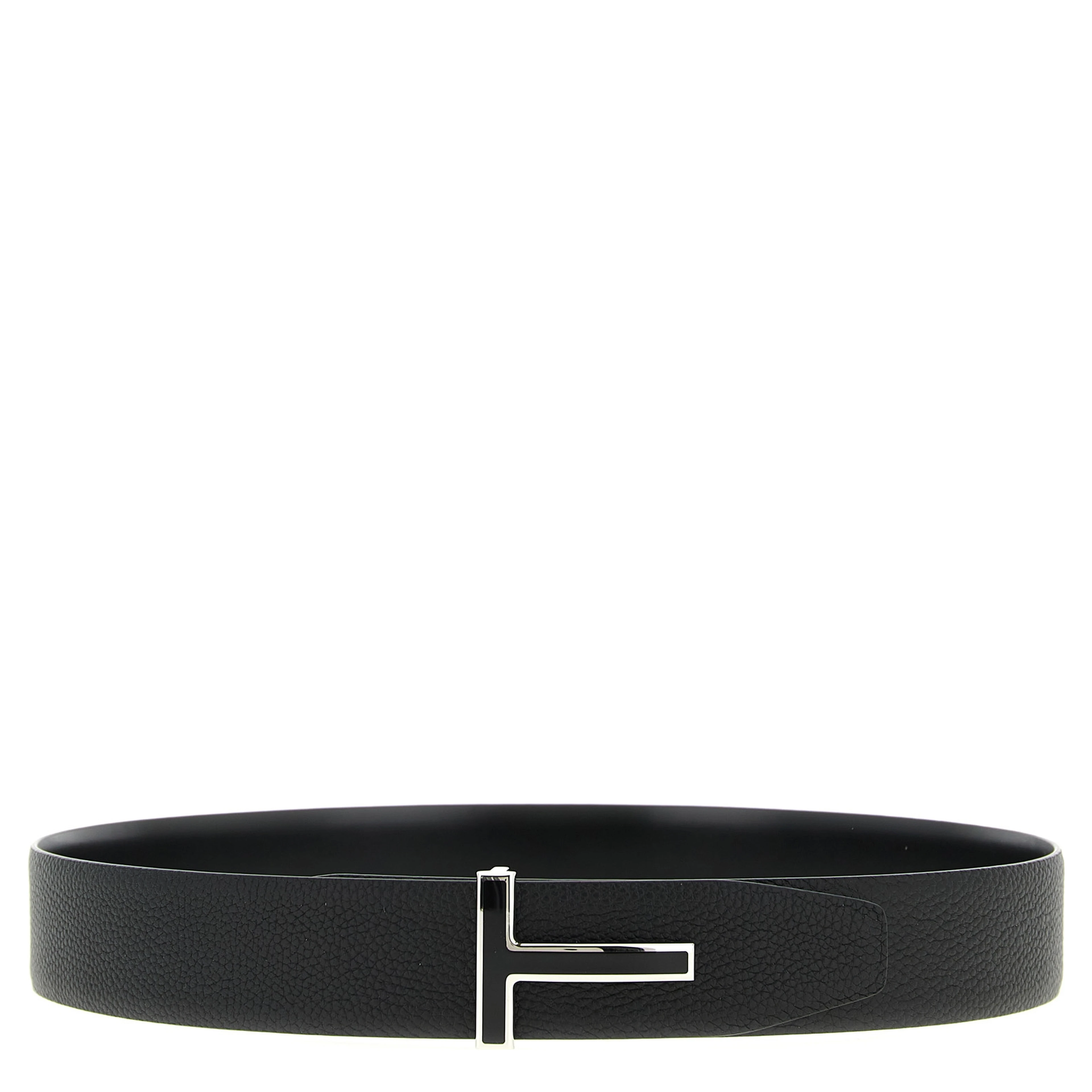 Black Calfskin Regular Belt