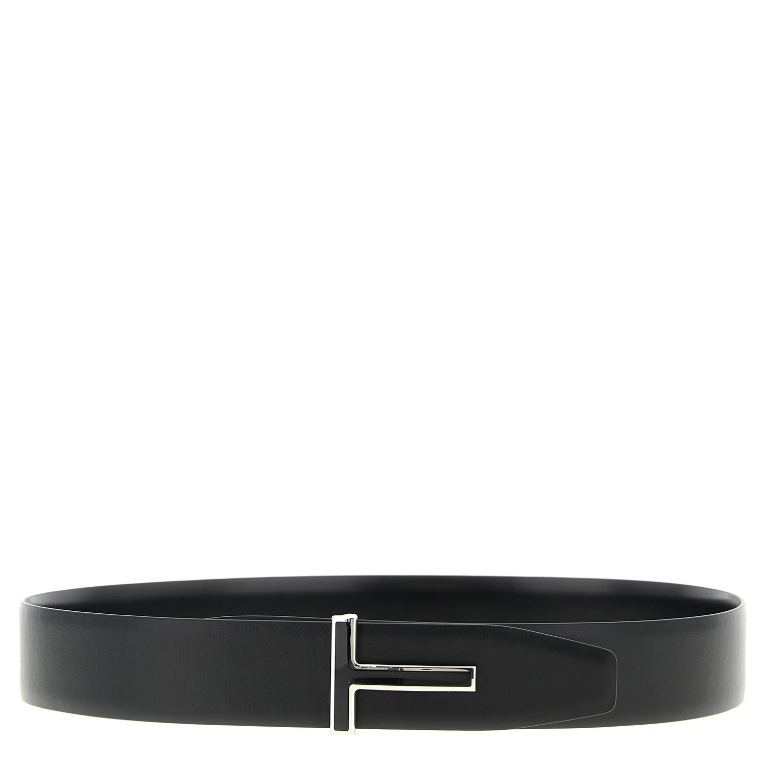 Black Calfskin Regular Belt