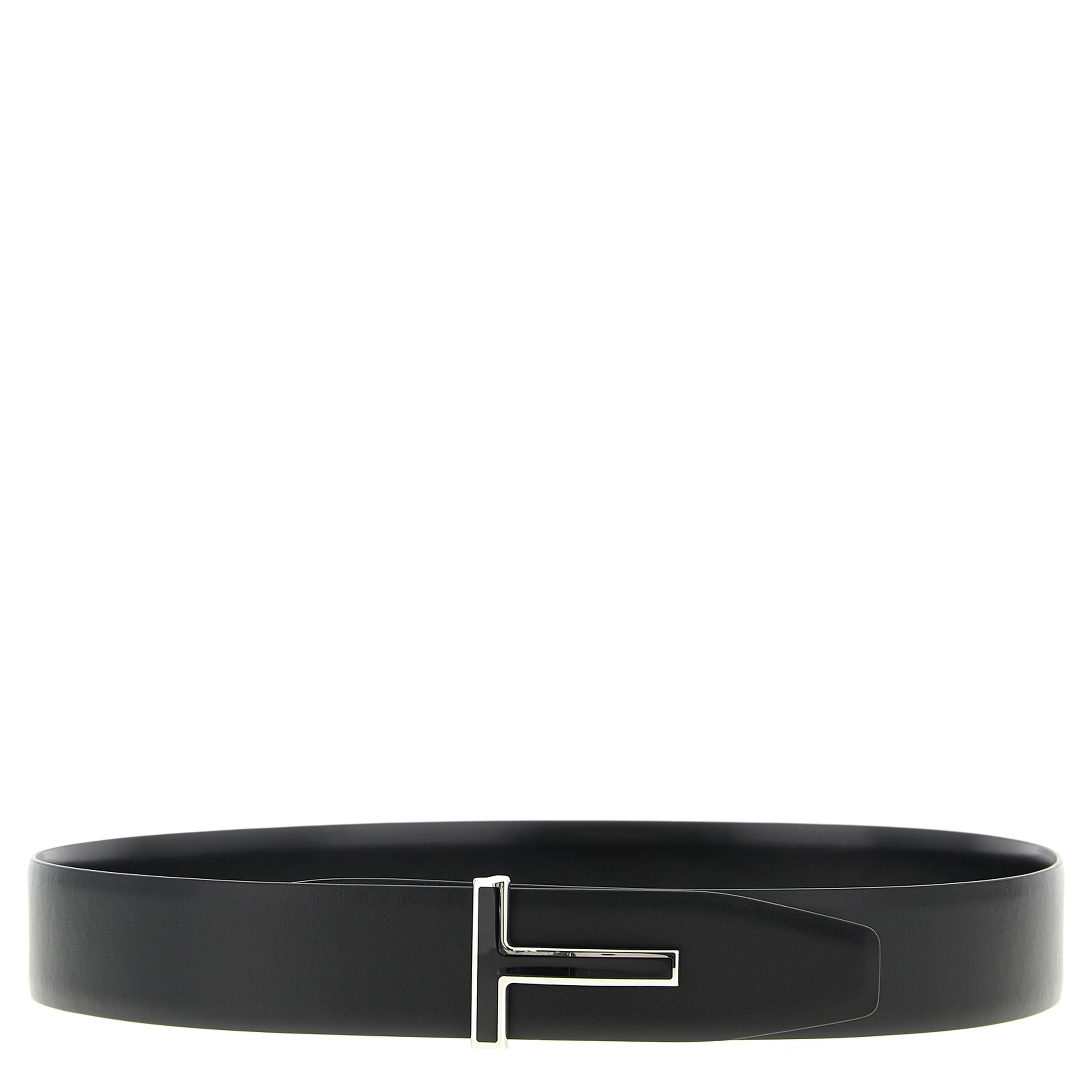 Black Calfskin Regular Belt