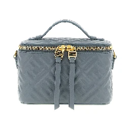 Blue Lamb Leather Handbag