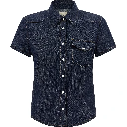 Blue Cotton Blouse