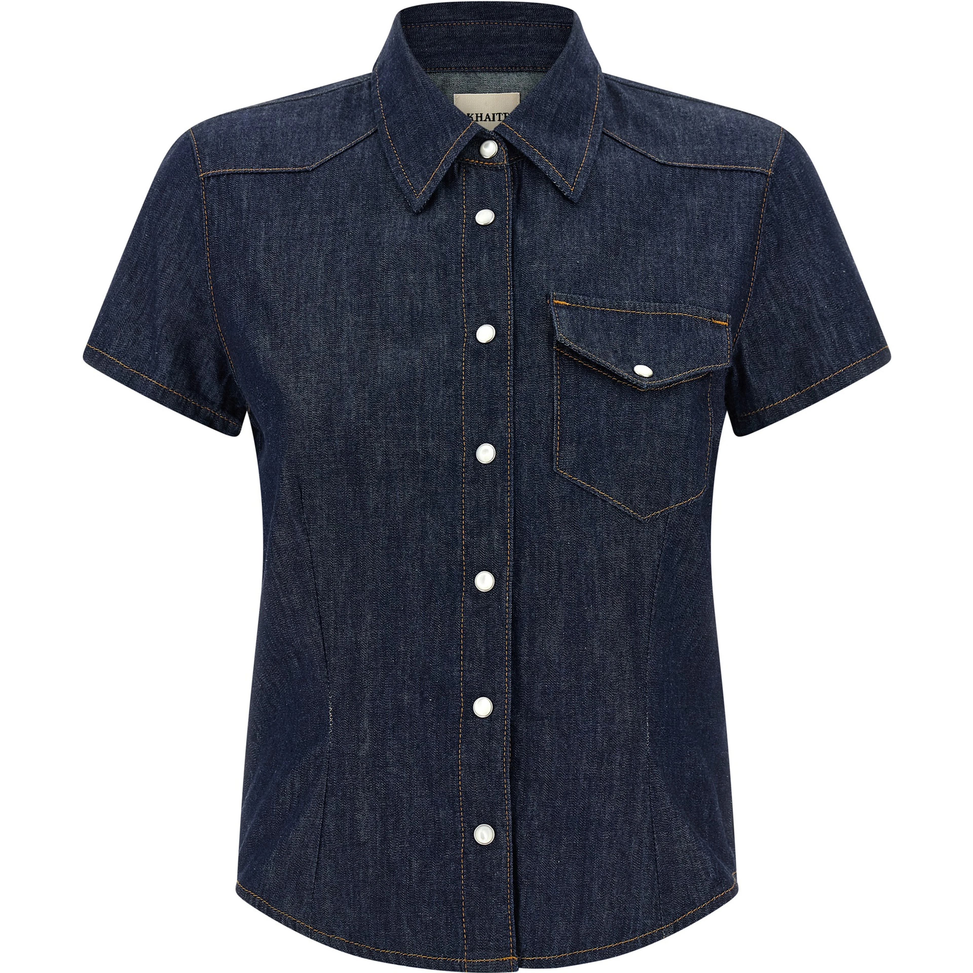 Blue Cotton Blouse