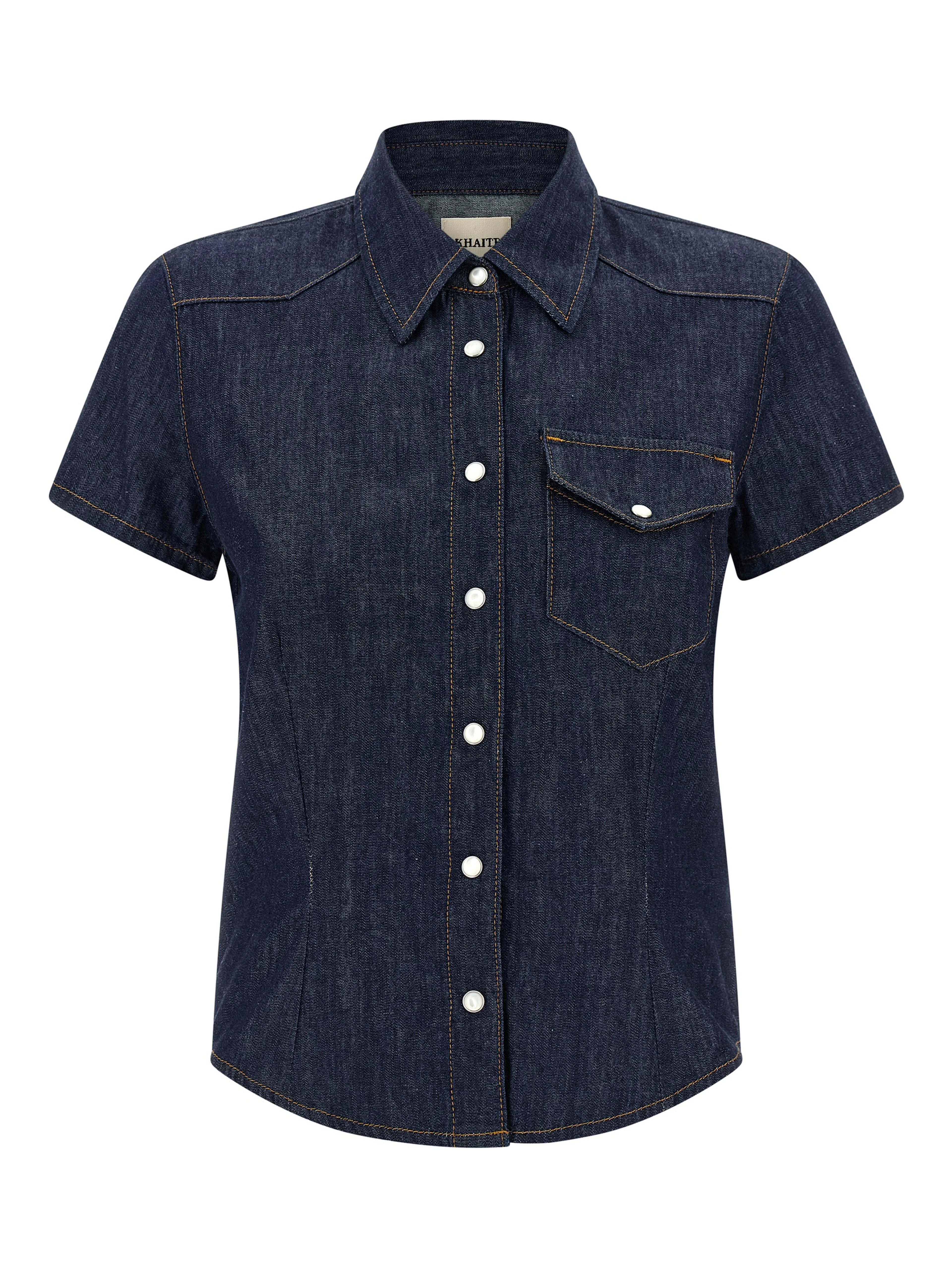 Blue Cotton Blouse