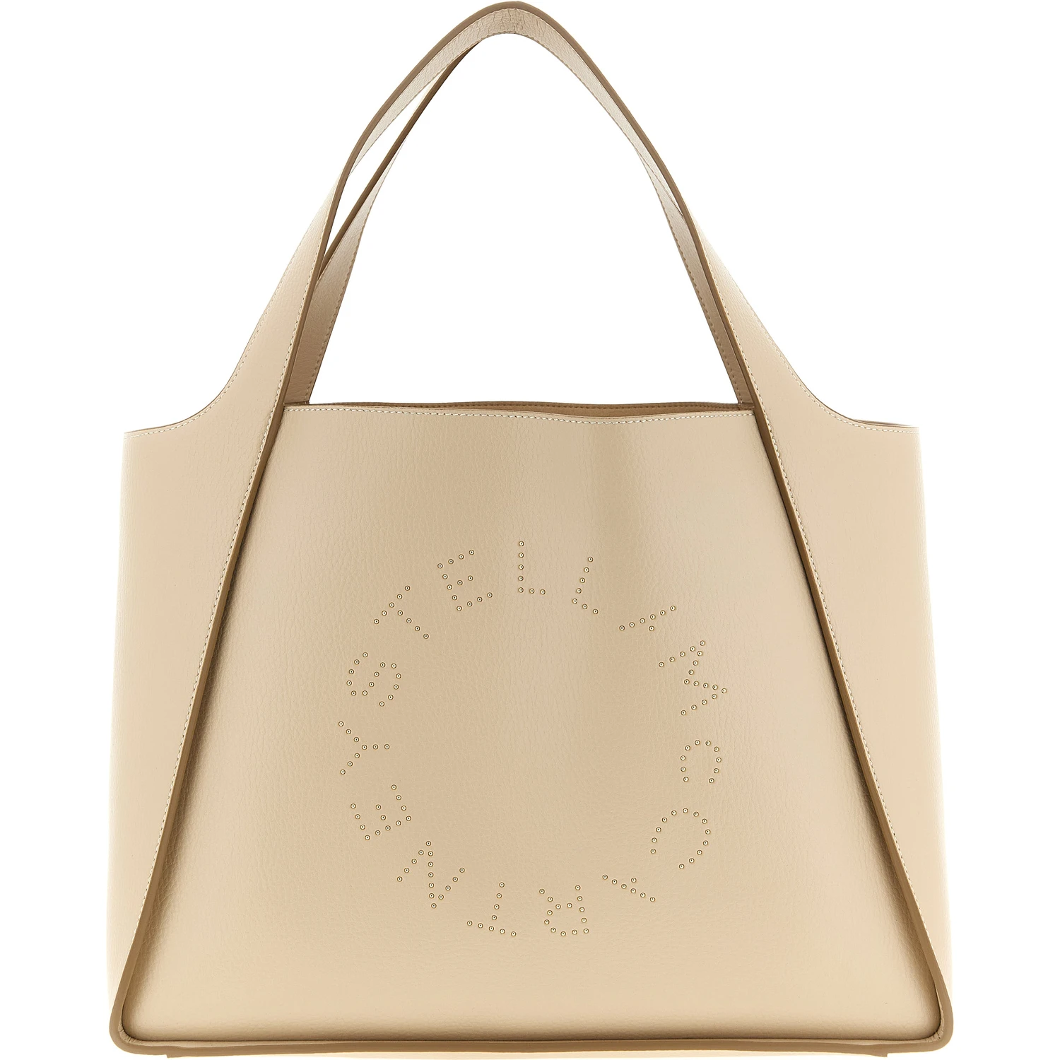 Beige Polyamide Tote Bag