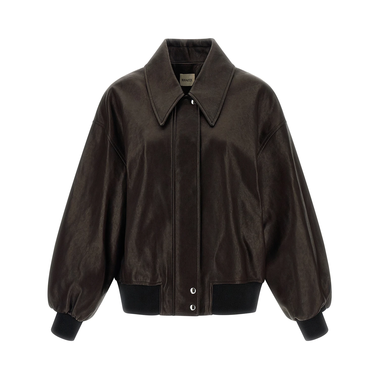 Brown Lamb Leather Leather Jacket
