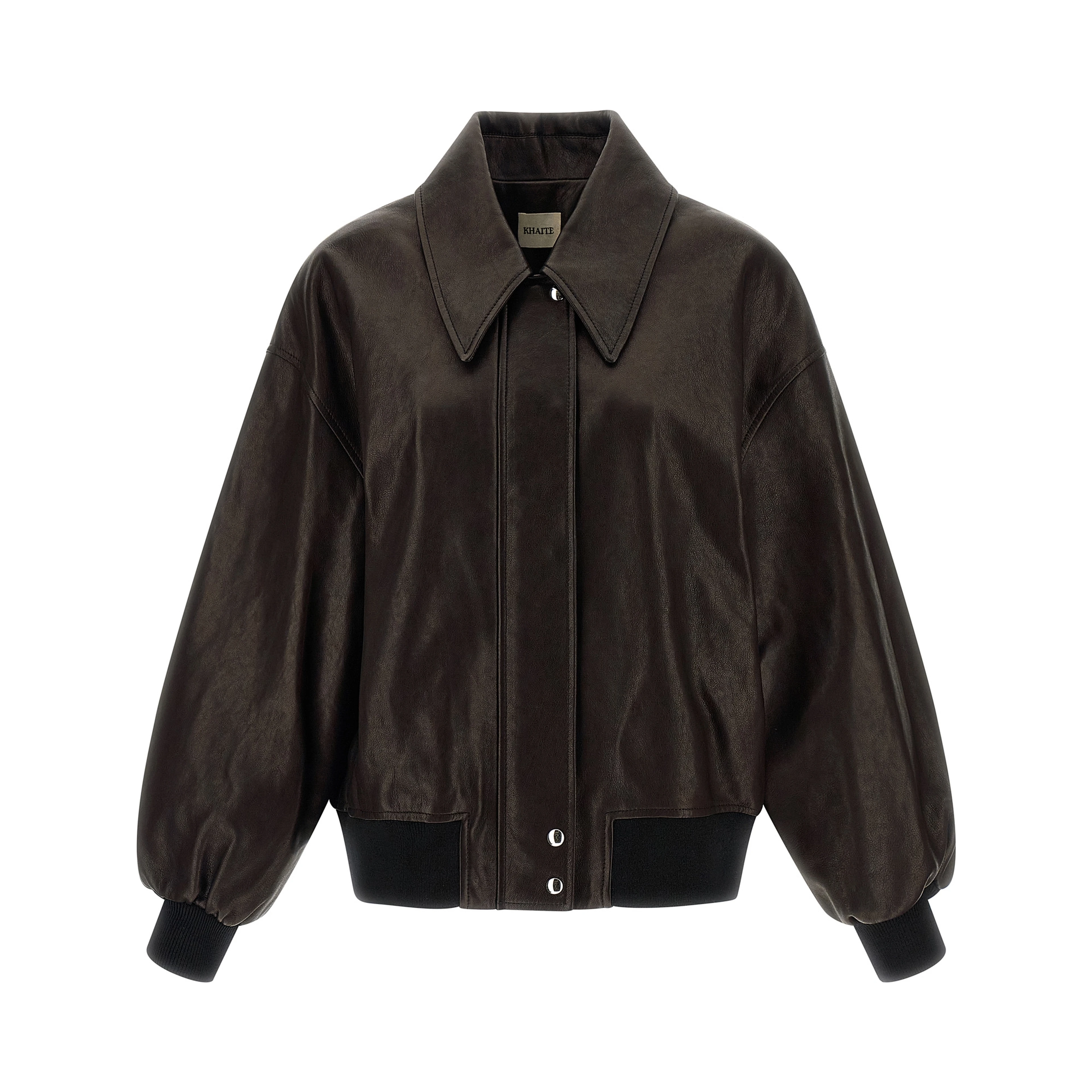 Brown Lamb Leather Leather Jacket