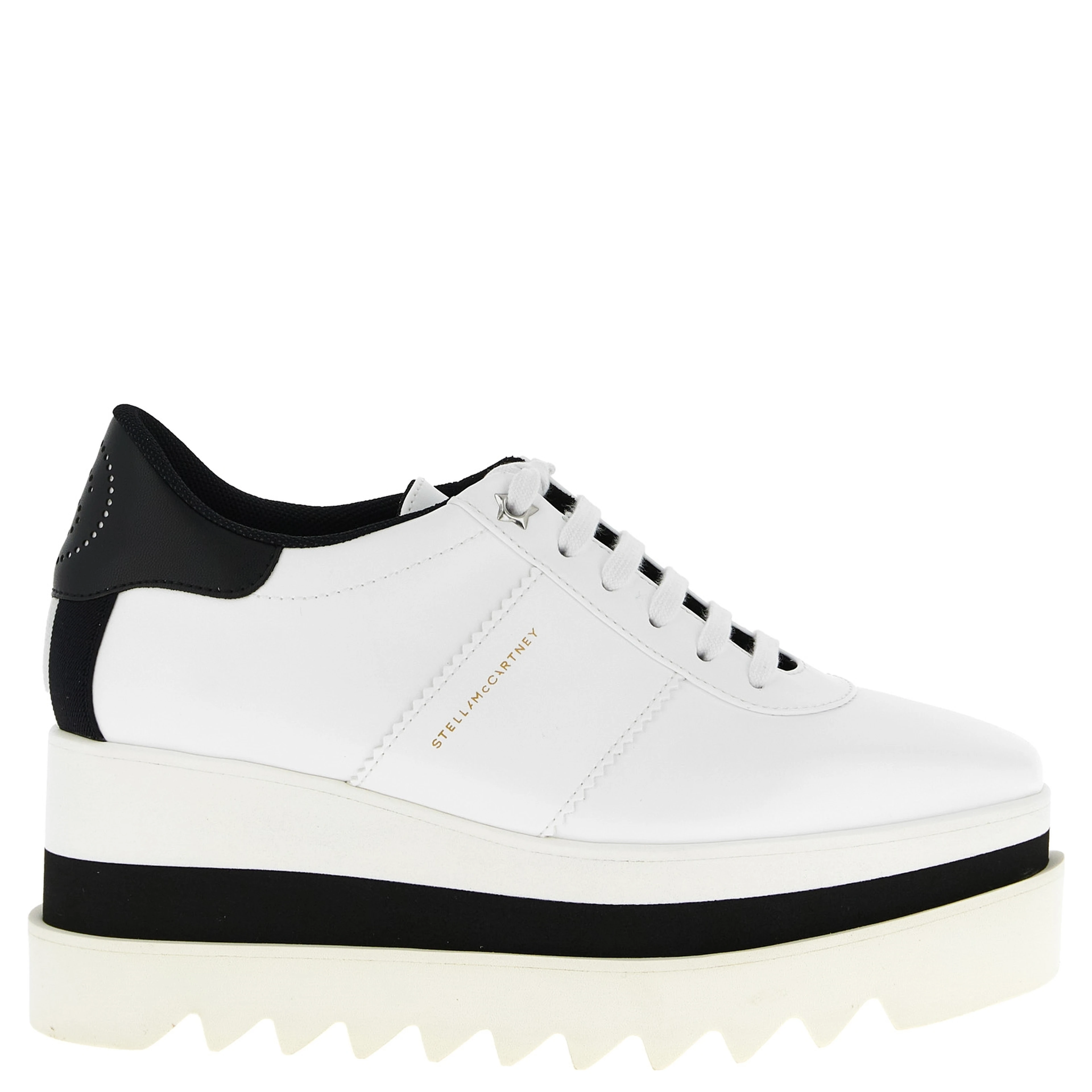 White Polyethylene Wedge Sandals