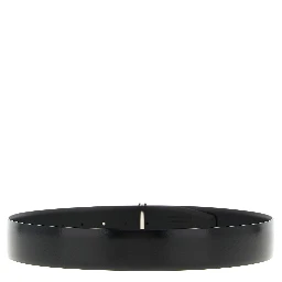 Black Calfskin Regular Belt