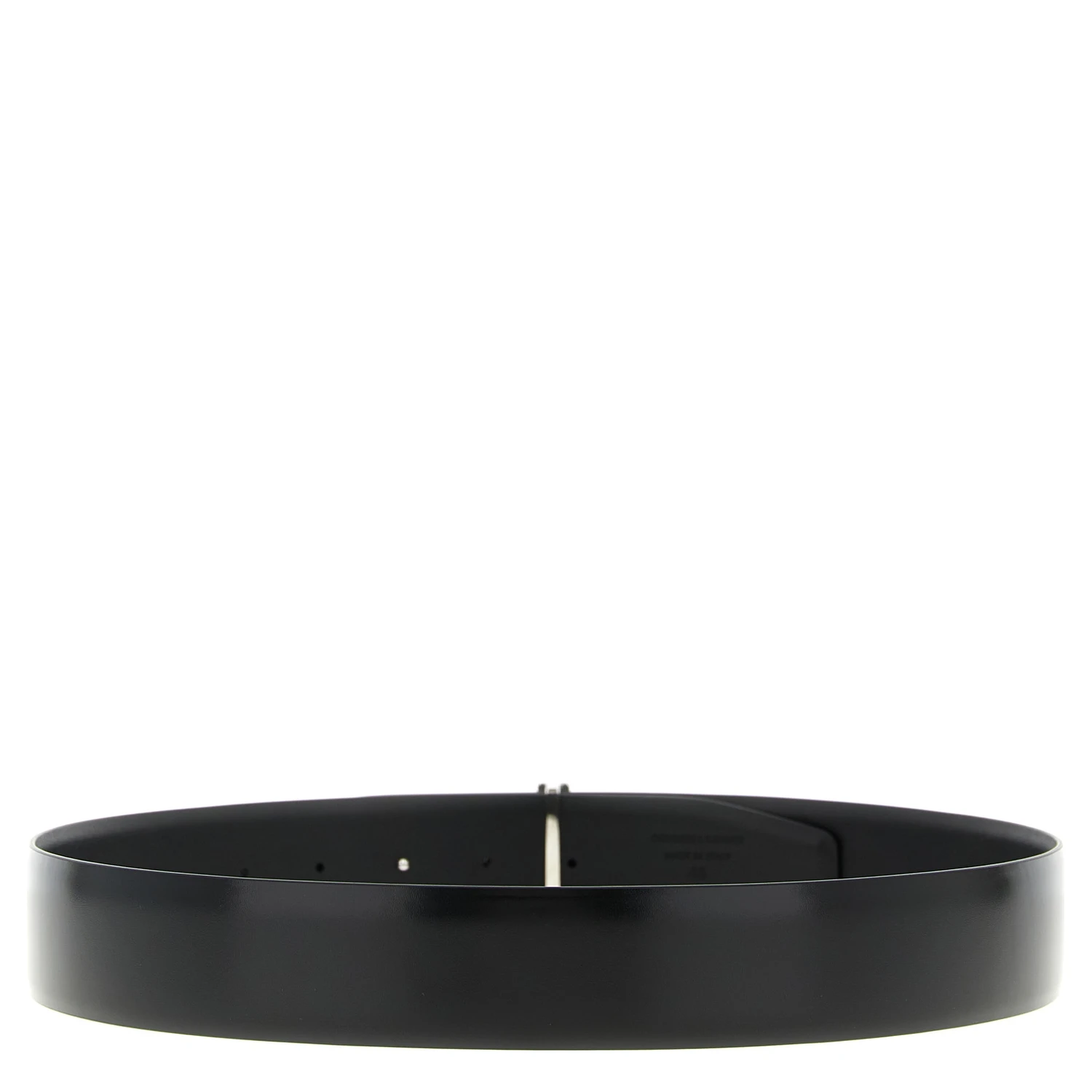 Black Calfskin Regular Belt