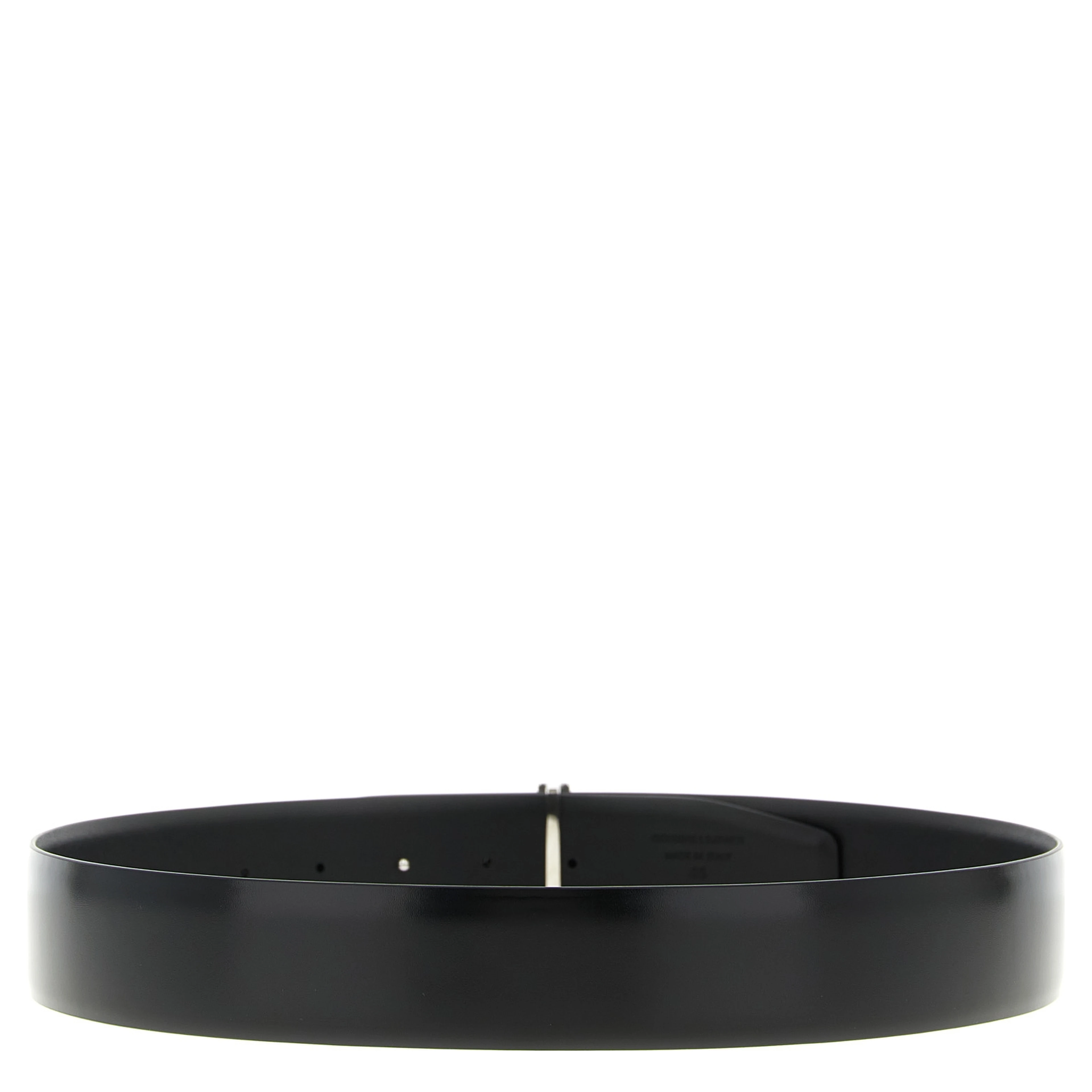 Black Calfskin Regular Belt