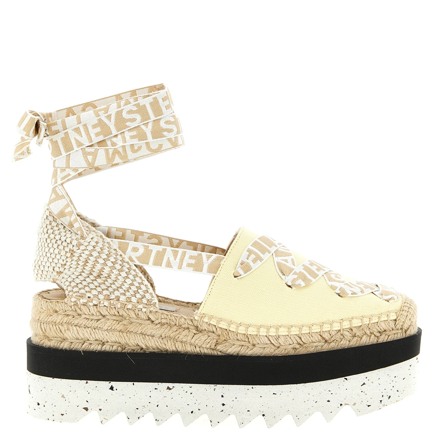 Bicolor Polyethylene Wedge Sandals