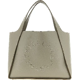 Beige Polyamide Tote Bag